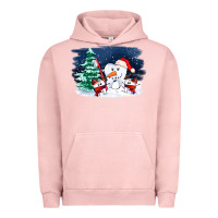 Pigment Salmon teeth snow party costom ado Urban Hoodie - OliviaCreatesArt