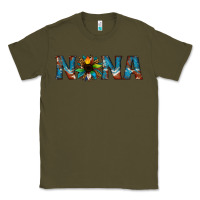 Army Green nana cowhide sunflower Classic Tee - Jasminsmagicworld
