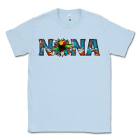 Dusty Blue nana cowhide sunflower Classic Tee - Jasminsmagicworld