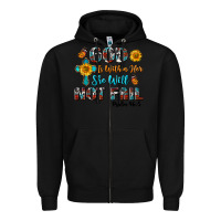 Black god is within her she will not fail Zipper Hoodie - BundleAndBundleShop
