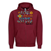 Burgundy god is within her she will not fail Zipper Hoodie - BundleAndBundleShop