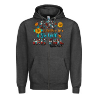 Charcoal Heather god is within her she will not fail Zipper Hoodie - BundleAndBundleShop
