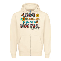 Sandshell god is within her she will not fail Zipper Hoodie - BundleAndBundleShop