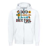 White god is within her she will not fail Zipper Hoodie - BundleAndBundleShop