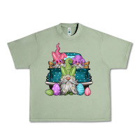 Oil Green easter gnomes farm truck Urban Heavy Tee - Jasminsmagicworld