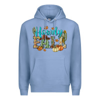 Colony Blue Western howdy Fall Premium Hoodie - NancyCooperArtShop