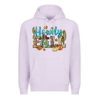 Lilac Western howdy Fall Premium Hoodie - NancyCooperArtShop