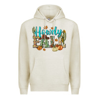 Oatmeal Heather Western howdy Fall Premium Hoodie - NancyCooperArtShop
