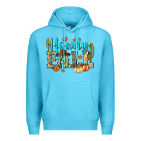 Ocean Blue Western howdy Fall Premium Hoodie - NancyCooperArtShop