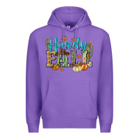 Purple Western howdy Fall Premium Hoodie - NancyCooperArtShop
