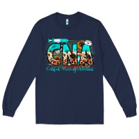Navy cna certified nursing assistant Long Sleeve Tee - JahusDesignShop
