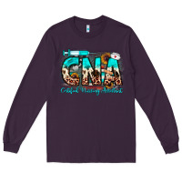 Plum cna certified nursing assistant Long Sleeve Tee - JahusDesignShop