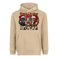 Mushroom Merry Christmas Heavyweight Hoodie - RanaPortraitStore