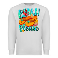 Dove Grey Beach please Premium Sweatshirt - NancyCooperArtShop