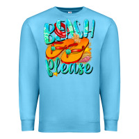 Ocean Blue Beach please Premium Sweatshirt - NancyCooperArtShop