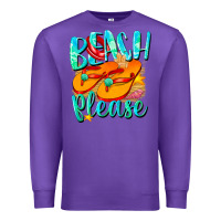 Purple Beach please Premium Sweatshirt - NancyCooperArtShop