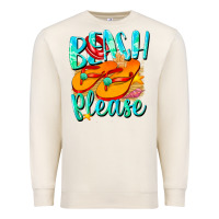 Sandshell Beach please Premium Sweatshirt - NancyCooperArtShop
