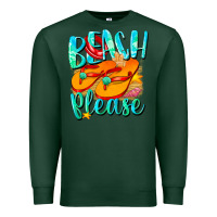 Sports Green Beach please Premium Sweatshirt - NancyCooperArtShop