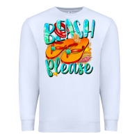 White Beach please Premium Sweatshirt - NancyCooperArtShop