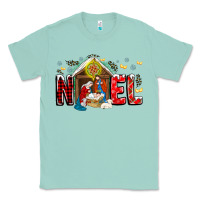 Seafoam Noel Classic Tee - CowhideDigitalArt