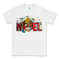 White Noel Classic Tee - CowhideDigitalArt