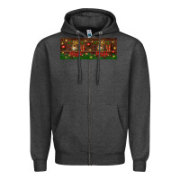Charcoal Heather oh holy night Zipper Hoodie - BundleAndBundleShop