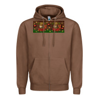 Chestnut oh holy night Zipper Hoodie - BundleAndBundleShop