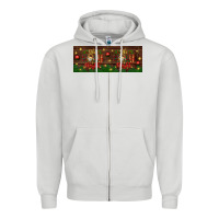 Dove Grey oh holy night Zipper Hoodie - BundleAndBundleShop