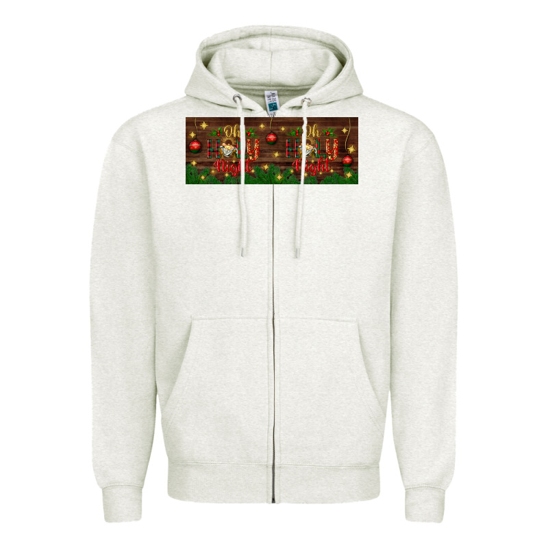 Oh Holy Night Zipper Hoodie by BundleAndBundleShop | Teevron