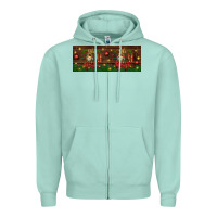 Seafoam oh holy night Zipper Hoodie - BundleAndBundleShop