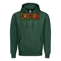 Sports Green oh holy night Zipper Hoodie - BundleAndBundleShop