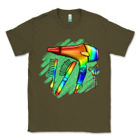 Army Green Hairdresser Classic Tee - Jasminsmagicworld