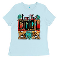 Baby Blue i'm the cool mom Ladies Tee - Zillion Design Studio