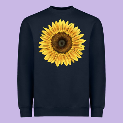 Giganteus Sunflower Heavyweight Sweatshirt Designed By Lillyallendesigns