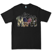 Black military mom Premium Tee - SublimationCraftShop