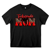 Black taekwondo mom Heavy Core Tee - Zillion Design Studio