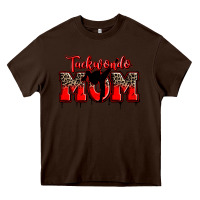 Chocolate Brown taekwondo mom Heavy Core Tee - Zillion Design Studio