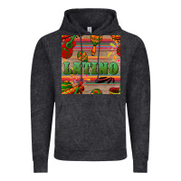 Vintage Black latino seamless pattern Vintage Hoodie - BundleAndBundleShop