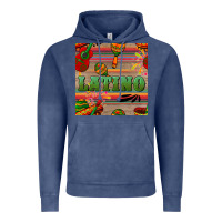Vintage Denim latino seamless pattern Vintage Hoodie - BundleAndBundleShop