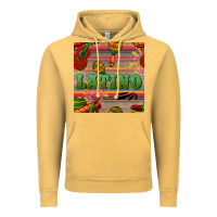 Vintage Mustard latino seamless pattern Vintage Hoodie - BundleAndBundleShop