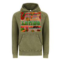 Vintage Olive latino seamless pattern Vintage Hoodie - BundleAndBundleShop