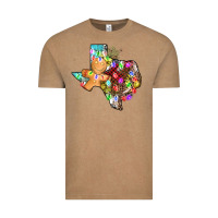 Vintage Coffee christmas texas map Vintage Tee - AdoDesignShop