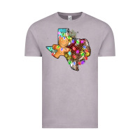 Vintage Zinc christmas texas map Vintage Tee - AdoDesignShop