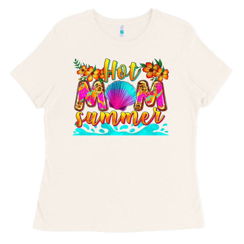 Hot Mom Summer Ladies Tee by Zillion Design Studio | Teevron