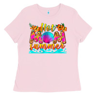 Bubblegum Pink hot mom summer Ladies Tee - Zillion Design Studio