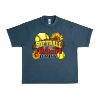 Midnight Navy Softball Is My Favorite Season Urban Heavy Tee - LillyAllenDesigns