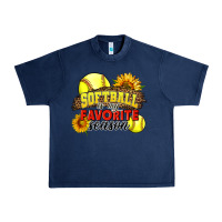 Navy Softball Is My Favorite Season Urban Heavy Tee - LillyAllenDesigns