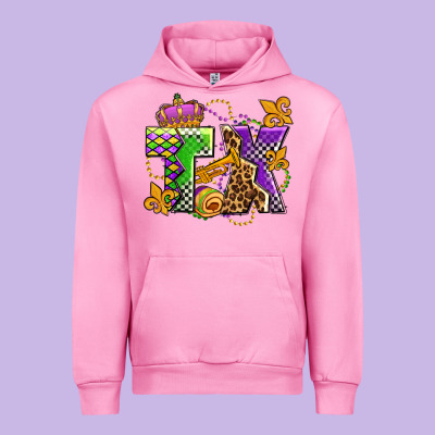 Texas Mardi Gras Olivia Urban Hoodie Designed By Oliviacreatesart