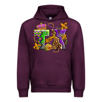 Mauve Wine texas mardi gras olivia Urban Hoodie - OliviaCreatesArt