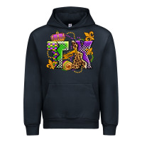 Navy texas mardi gras olivia Urban Hoodie - OliviaCreatesArt
